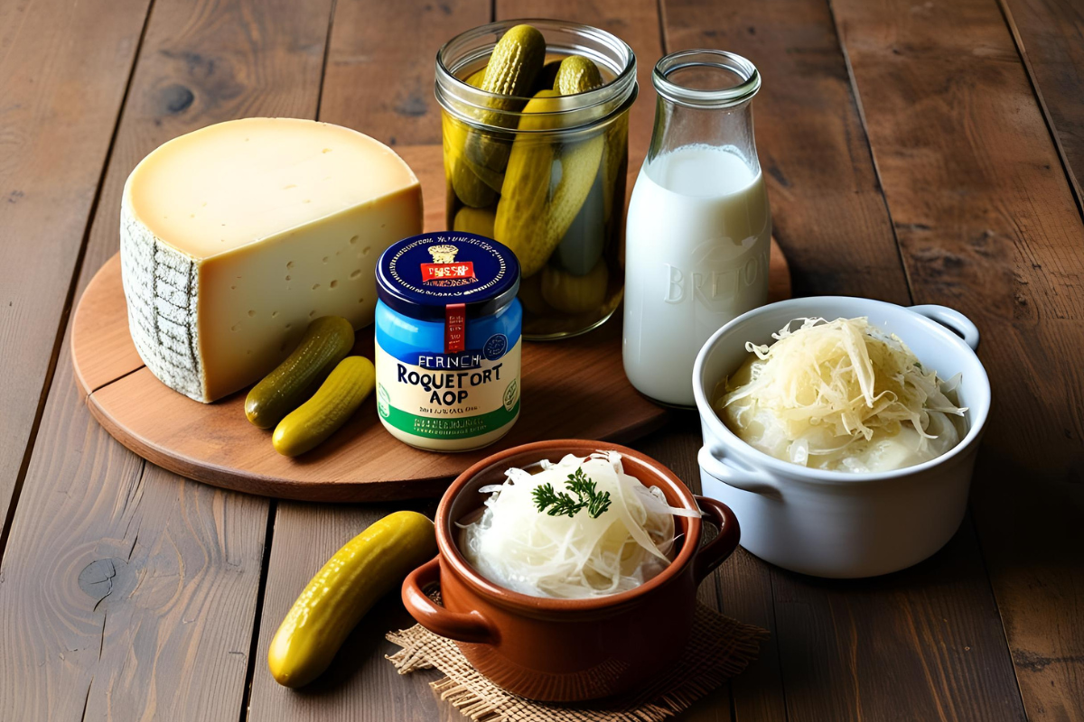 Fromages français riches en probiotiques